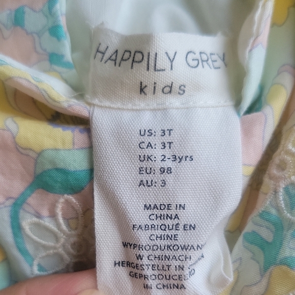 Floral Lace Kids Dress - Pastel Colors - Picture 2 of 11